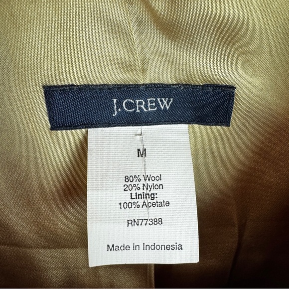 J. Crew size M Pea Coat Wool Blend - Picture 4 of 8